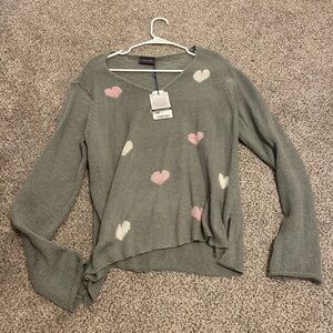 Wooden Ship Hearts Sweater